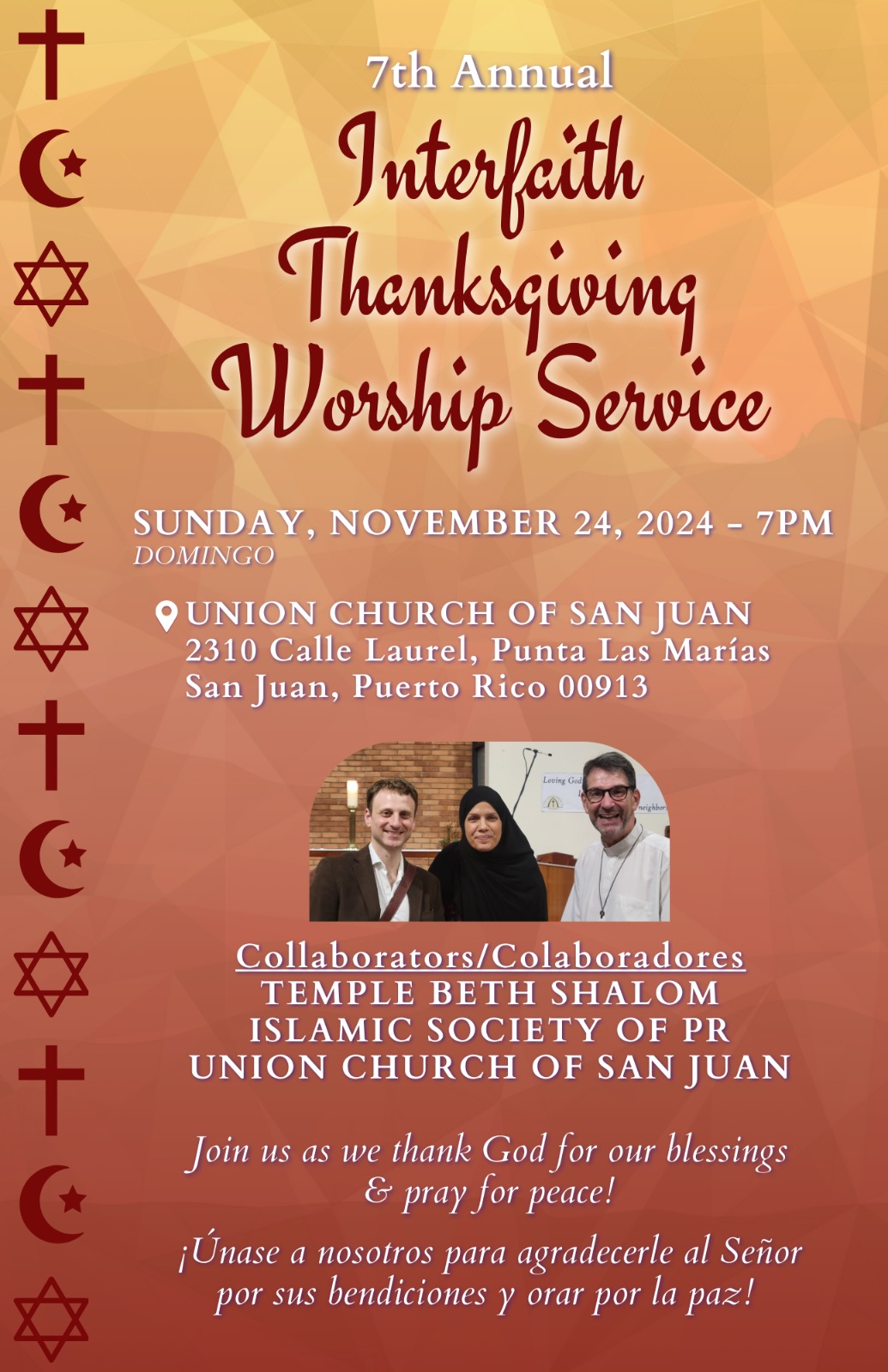 7th Annual Interfaith Thanksgiving Worship Service