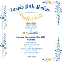 Join us for our Hanukkah party! Join us for our Hanukkah party!
