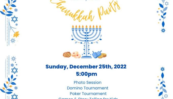 Join us for our Hanukkah party!