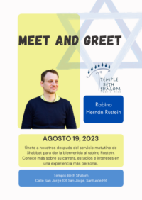 Meet & Greet – Rabino Hernán Rustein